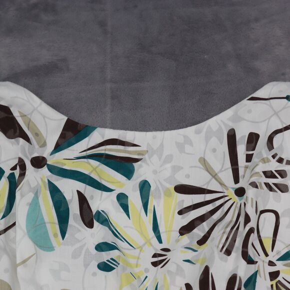 Dressbarn Dress Womens 4 Multicolor Sleeveless Scoop Neck Pleated Knee Length - Picture 14 of 16